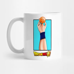 Goku Holding Dragon Ball Mug